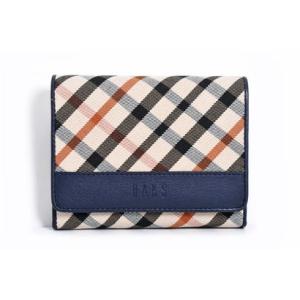 ダックス DAKS HouseCheck（ハウスチェック） 二つ折り財布（小銭入れあり） 「DAKS ダックス」 DP36215 （ネイビー）