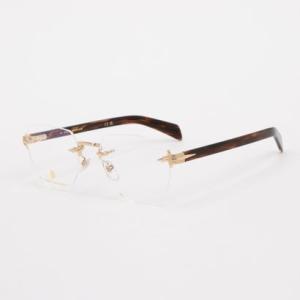 アイウェア バイ デイヴィッド・ベッカム EYEWEAR by DAVID BECKHAM メガネ 眼鏡 アイウェア レディース メンズ （ゴールド/