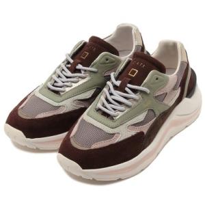 デイト DATE スニーカー フーガ ブラウン マルチカラー レディース D.A.T.E. W411FGDRMD （MUD）