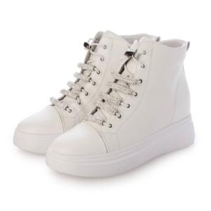 デオーチョアデオーチョ de ocho A de ocho 厚底インヒールハイカットスニーカー （WH）