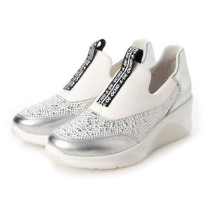 デオーチョアデオーチョ de ocho A de ocho ラインストーンスリッポンスニーカー （SV）