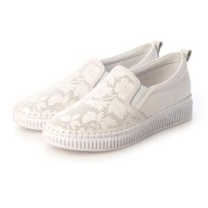 デオーチョアデオーチョ de ocho A de ocho 厚底コンフォートスリポッンシューズ （WH）