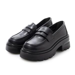 デメテル DEMETER 厚底 ボリュームソール コインローファー （ブラック）