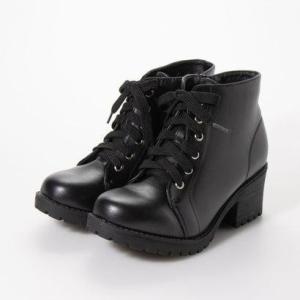 デメテル DEMETER タンクソール☆レースアップショートブーツ （ブラックスムース）