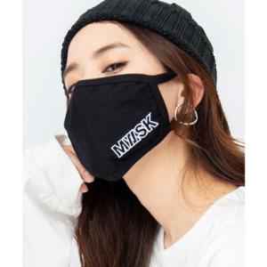 ディバイス 刺繍 冷感コットンマスク【返品不可商品】 （ブラックホワイト） DEVICE
