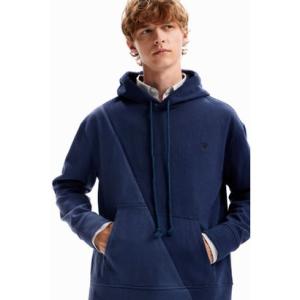 Desigual（デシグアル） ペイントスタイル刺繍 フーディ （ブルー