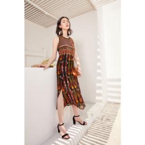 Desigual（デシグアル） ニット ショートワンピース （グレー/ブラック