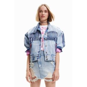 Desigual（デシグアル） ポンチョ 「HOT」デニム×キルティング 調節