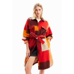 Desigual（デシグアル） コート チェスターコート チェック柄 オーバー
