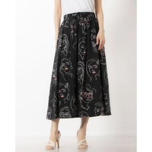 デシグアル Desigual NANNING スカートロング （グレー/ブラック）
