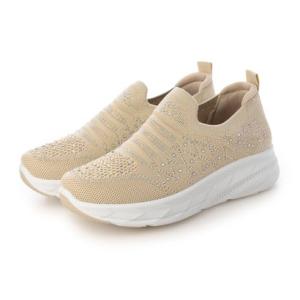 ディアステップ DEAR STEP キラキラニットスリッポン （BEIGE）