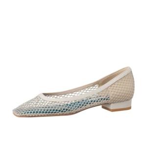 ダイアナ DIANA フラットパンプス （グレーメッシュ）