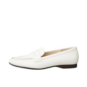 ダイアナウェルフィット DIANA WELL FIT コインローファー （白カーフ）