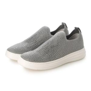 ダイアナウェルフィット DIANA WELL FIT スリッポンシューズ （グレー生地）