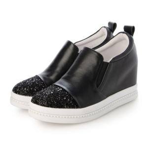 ダイアナウェルフィット DIANA WELL FIT ヒールアップスリッポンシューズ （黒カーフ）