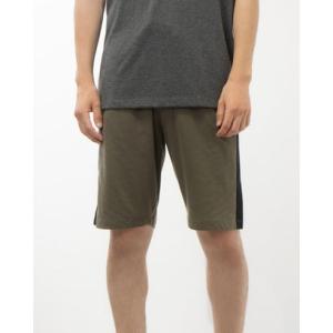 ディージェーホンダ dj honda 配色切り替えハーフパンツ （カーキ）