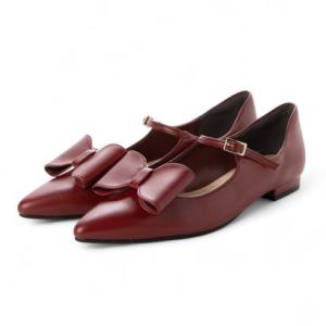 ドゥ アルシーヴ DOUX ARCHIVES 【JETEE】リボンクリップ付メリージェーンパンプス ...