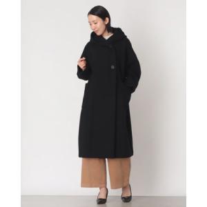 ドゥ アルシーヴ DOUX ARCHIVES フードガウンロングコート （BLK）