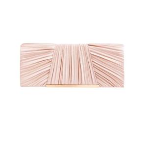 ドレスプラス DRESS+ プリーツパーティークラッチバッグ （ピンク）の商品画像