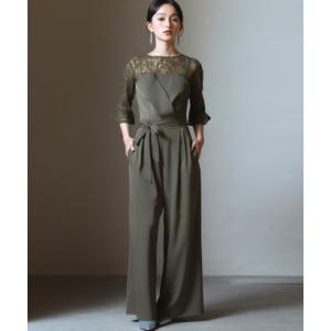 ドレスプラス DRESS+ レースブラウス  ジャンプスーツ セットアップ パンツドレス パーティー...