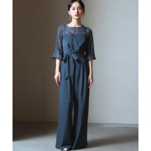 ドレスプラス DRESS+ レースブラウス  ジャンプスーツ セットアップ パンツドレス パーティー...