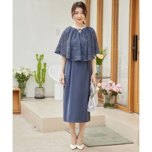 ドレスプラス DRESS+ パーティードレス レディース ドレス ワンピース セットアップ 3way （コバルトブルー）