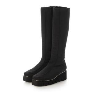エスプレッソ Espresso 楽ちん 3E 厚底 ウェーブソールストレッチ ロングブーツ （ブラック）