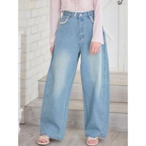 エムズエキサイト ems excite ウエストレースデニムPT （BLU1）