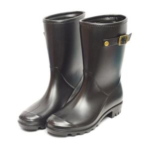 イーラ Era レインブーツ レディース ブーツ 防水 防滑 ミドル丈 レインシューズ ミドルブーツ 長靴 雨靴 ラバー ロングブーツ エンジニアブー