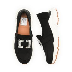 【26AW】エマ フランシス Emma Francis ビジュー付 スニーカー ローファー （ブラッ...