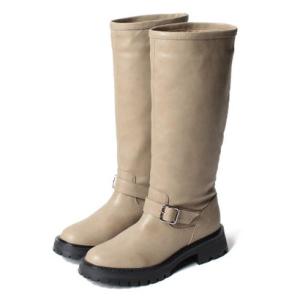 エスメラルダ インポート Esmeralda import 【MIO NOTIS/ミオノティス】エンジニアロングブーツ （ベージュ）