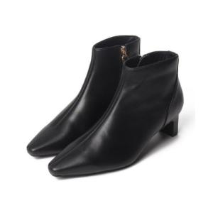 エスメラルダ インポート Esmeralda import 【MIO NOTIS/ミオノティス】プレートヒールアンクルブーツ （ブラック）