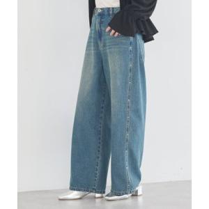 アースミュージックアンドエコロジー earth music&amp;ecology スタッズデニムパンツ （...