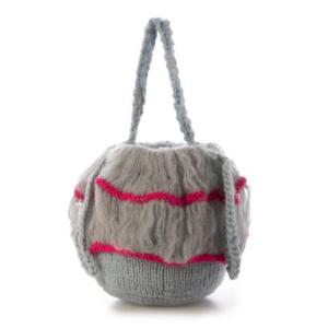 アースメイド EARTH MADE E7625 KNIT FRILL KINCGAKU BAG （グ...
