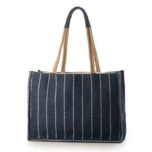 アースメイド EARTH MADE E7681 JUTE VACANCE TOTE （ネイビー）