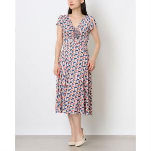 エジェリ EGERIE Paris 大人のジオメ柄ワンピ （マルチカラー）