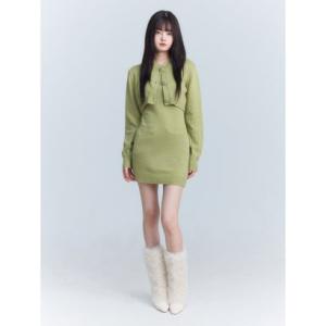 エイミーイストワール EIMY ISTOIRE EIMYロゴボタンニットセットワンピース （PISTACHIO GREEN）