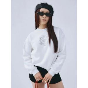 エイミーイストワール EIMY ISTOIRE HEAVY SWEATロゴプルオーバー （WHITE）