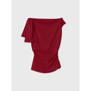 エイミーイストワール EIMY ISTOIRE ASYMMETRY RIBBON TOPS （RED）の商品画像