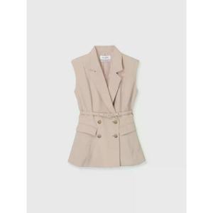 エイミーイストワール EIMY ISTOIRE CONSCIOUS TAILORED GILET （PINK BEIGE）