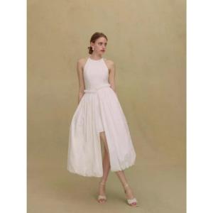 エイミーイストワール EIMY ISTOIRE LYRA DRESS （WHITE）