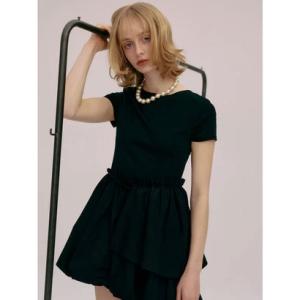 エイミーイストワール EIMY ISTOIRE LYRA MINI DRESS （BLACK）