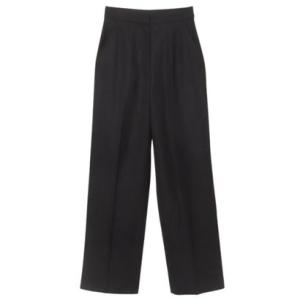 エイミーイストワール EIMY ISTOIRE ハイウエストストレートパンツ （BLACK）