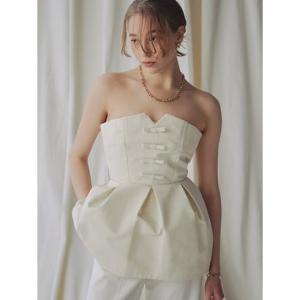 EIMY ISTOIRE（エイミーイストワール） バイカラーリボントップス （O