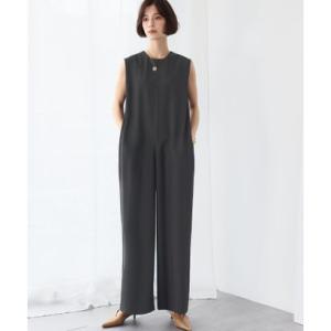 エルフランク ELFRANK タックショルダーオールインワン（グレー）