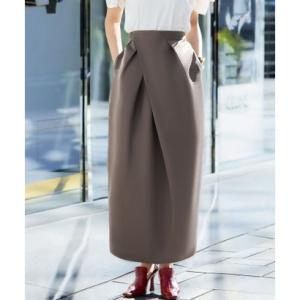 エルフランク ELFRANK ラメシャギー ボア ロング丈 フレアスカート