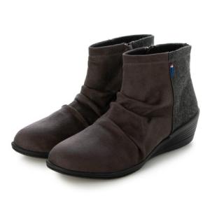 エルスポーツ ELLESPORT エル スポーツ ELLESPORT 軽量ウェッジショートブーツ ESP14711 （グレーテクスチャー）