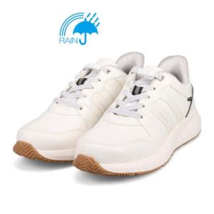 エルスポーツ ELLESPORT 【4cm4時間防水設計】軽量IPソールクイックフィットスニーカー （ホワイト）