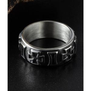 エモニーク emonique メンズ ハード ボリューム ステンレス ファッションリング （B）