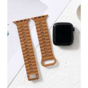 エモニーク emonique シリコン製 Apple Watch Band スマートウォッチバンド【38/40/41/42/44/45/49mm対応】
